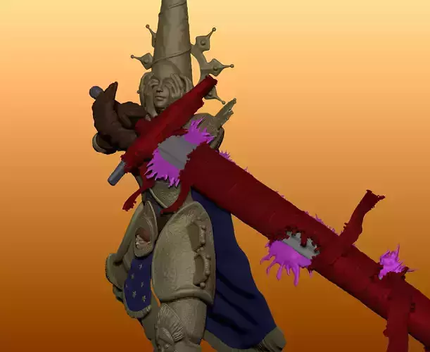 Crisanta in penance from Blasphemous 3D print model