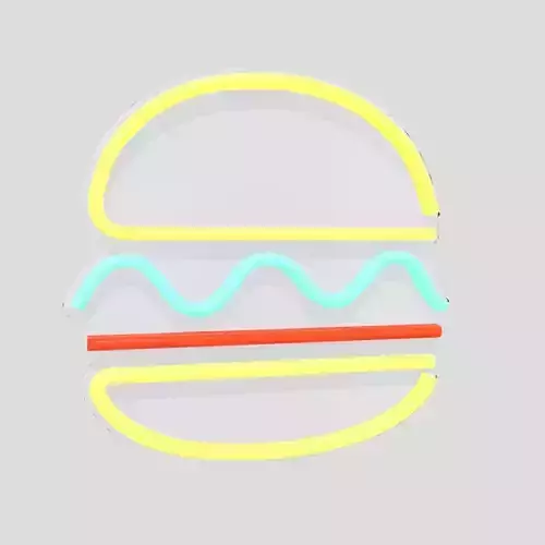Neon Sign Burger