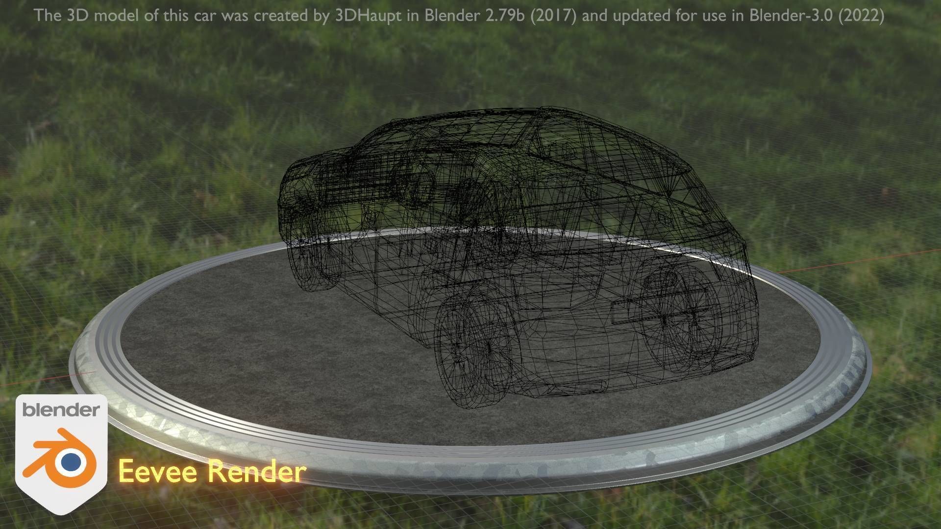 City Car 33 SUV Type-B Red Low-poly 3D model_100