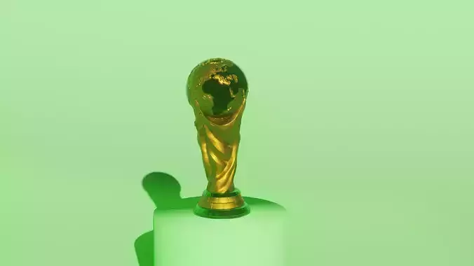 World cup trophy 3d model Free 3D model
