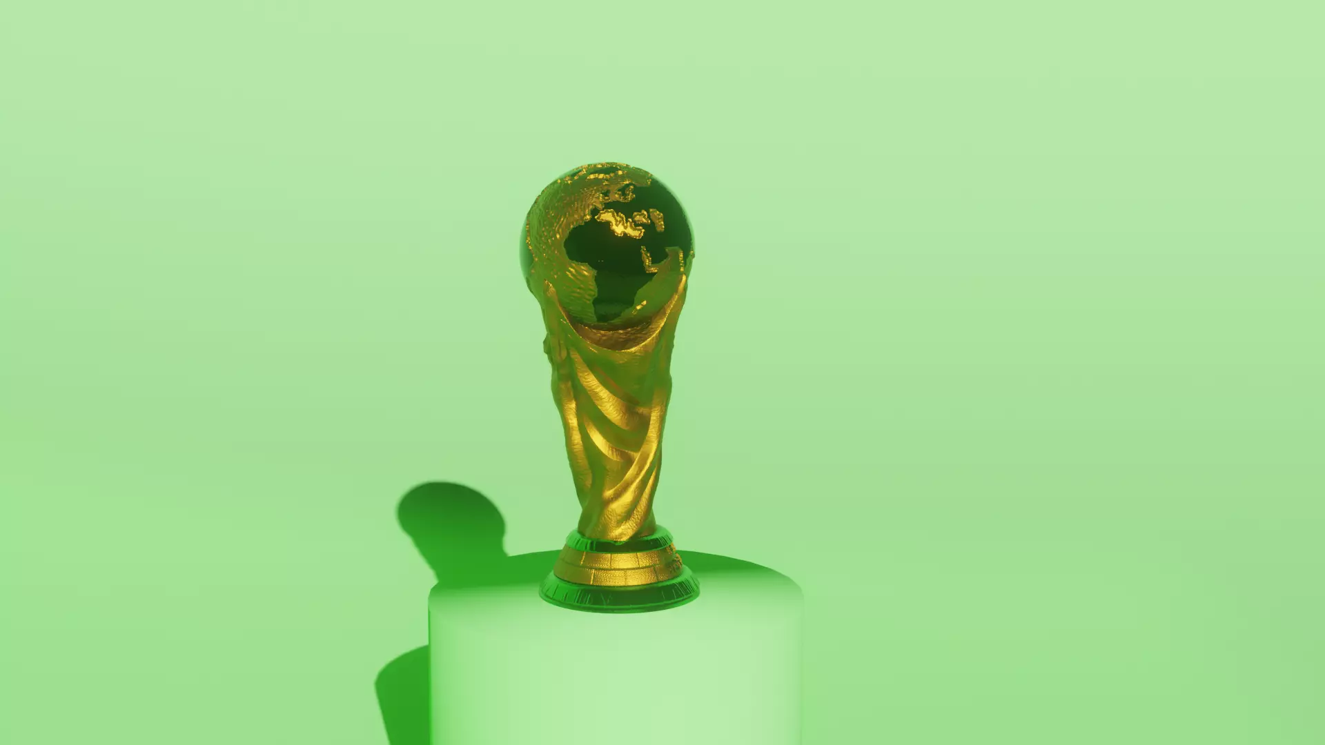 World cup trophy 3d model Free 3D model_0