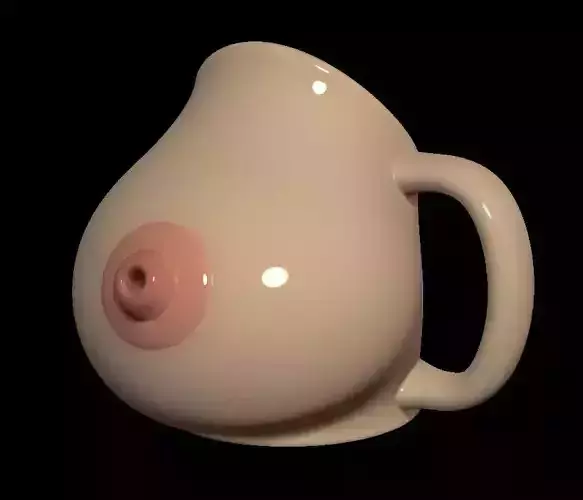 Breast Mug 3D print model