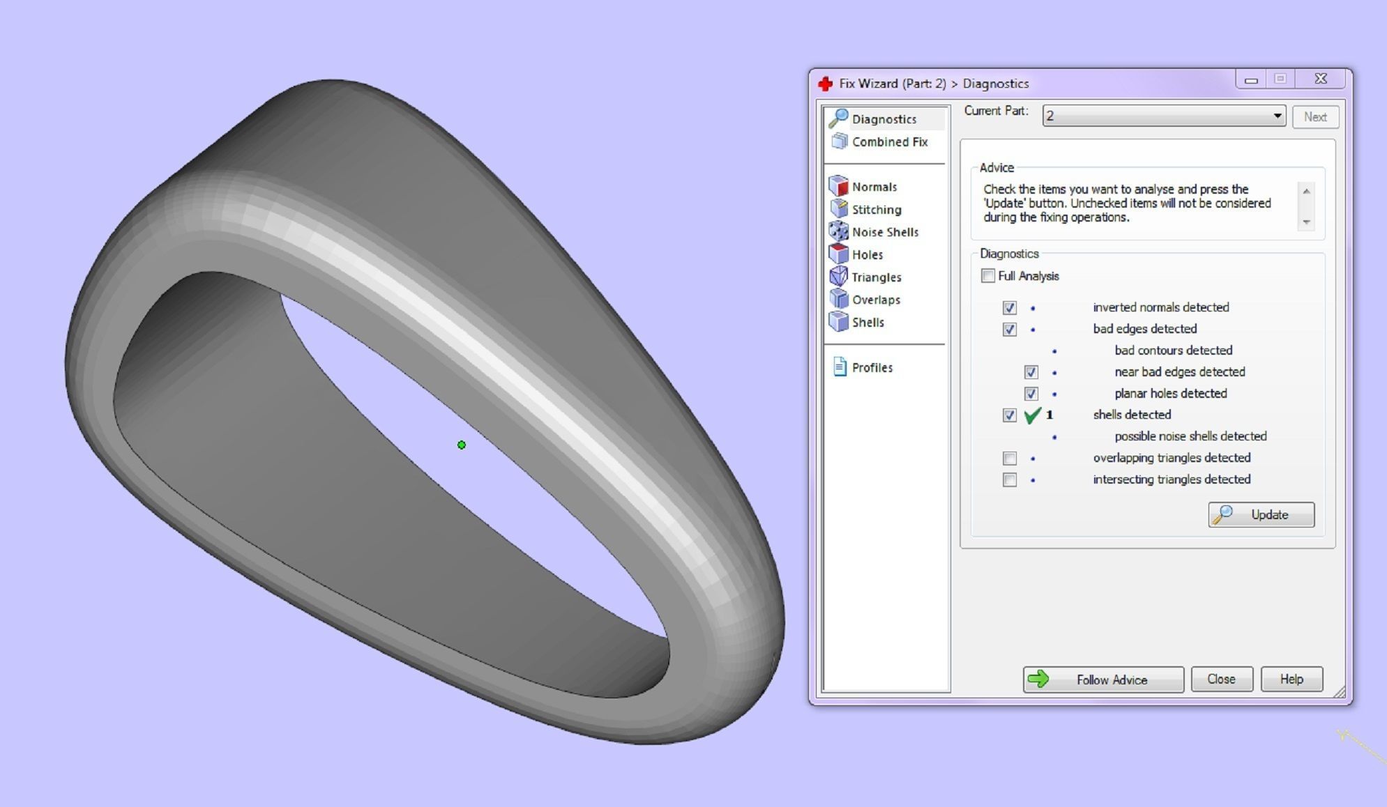 pendant cow 3D print model_6