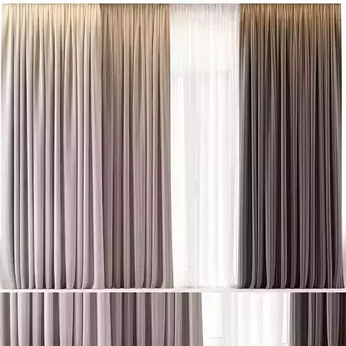 Curtains 52 3D model