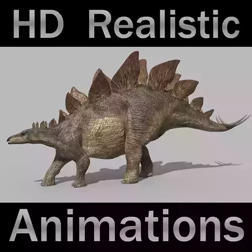 Stegosaur Forever - 8K 3D model