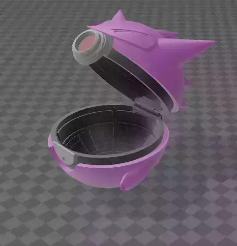 Gengar Inspired pokeball