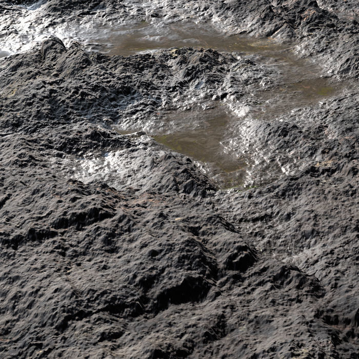 Rugged green ground-Stone ground Texture_9