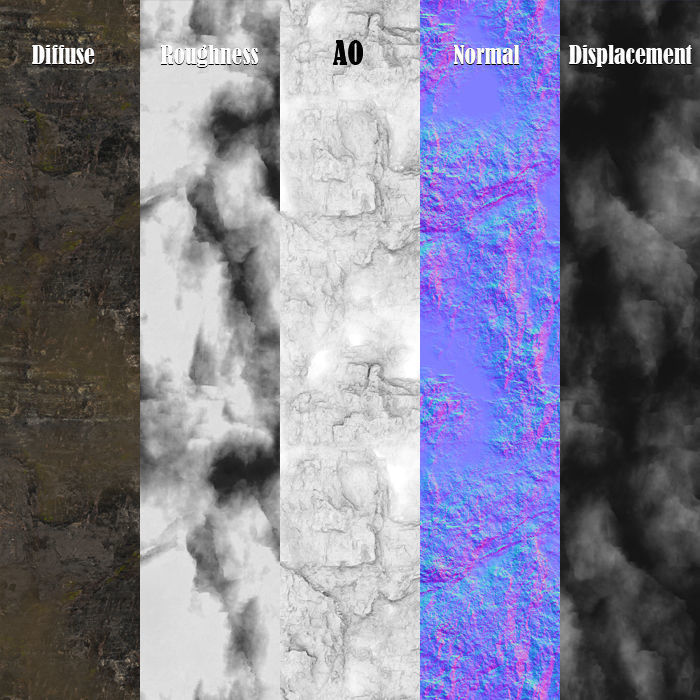 Rugged green ground-Stone ground Texture_7