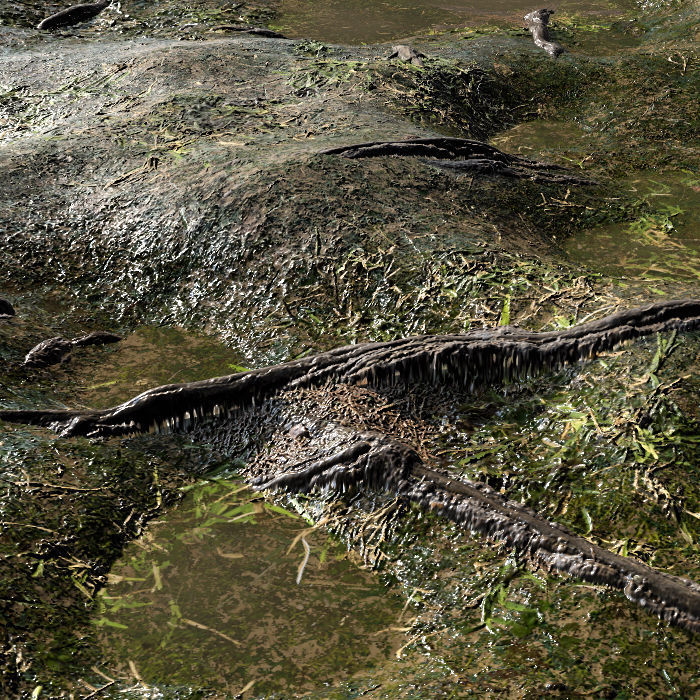 Rugged green ground-Stone ground Texture_3