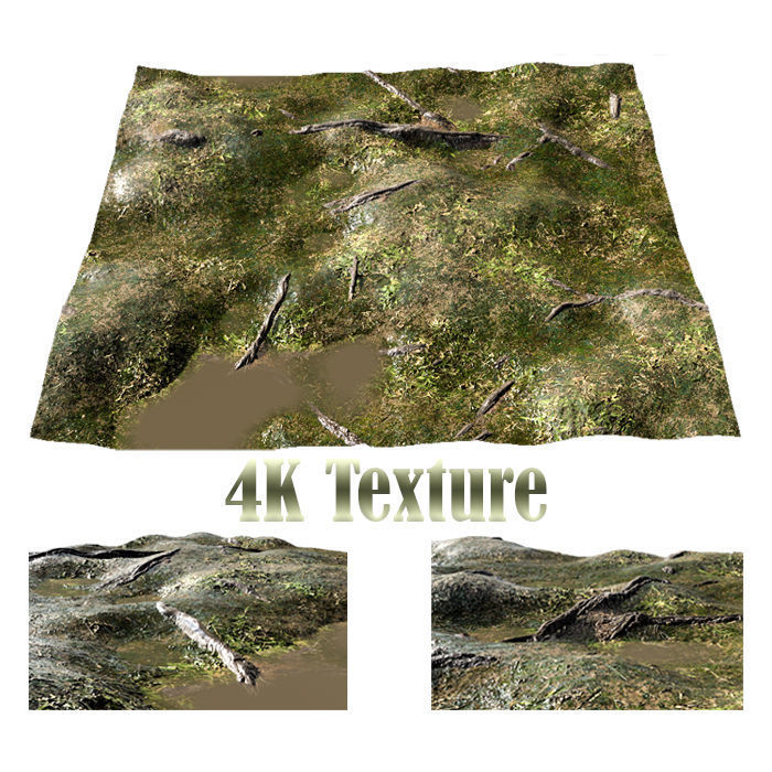 Rugged green ground-Stone ground Texture_1