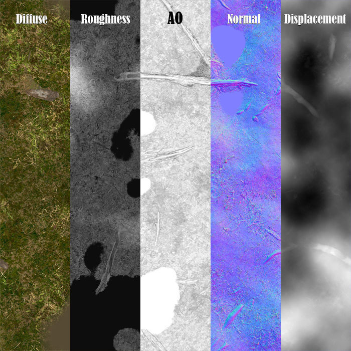 Rugged green ground-Stone ground Texture_2