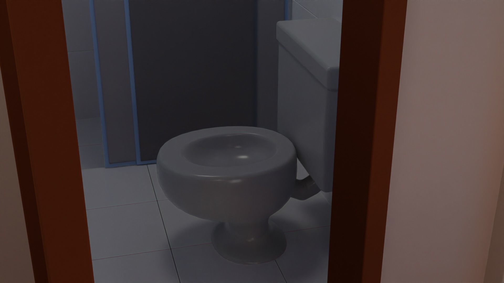 Collection houses house on hill 3D model_9