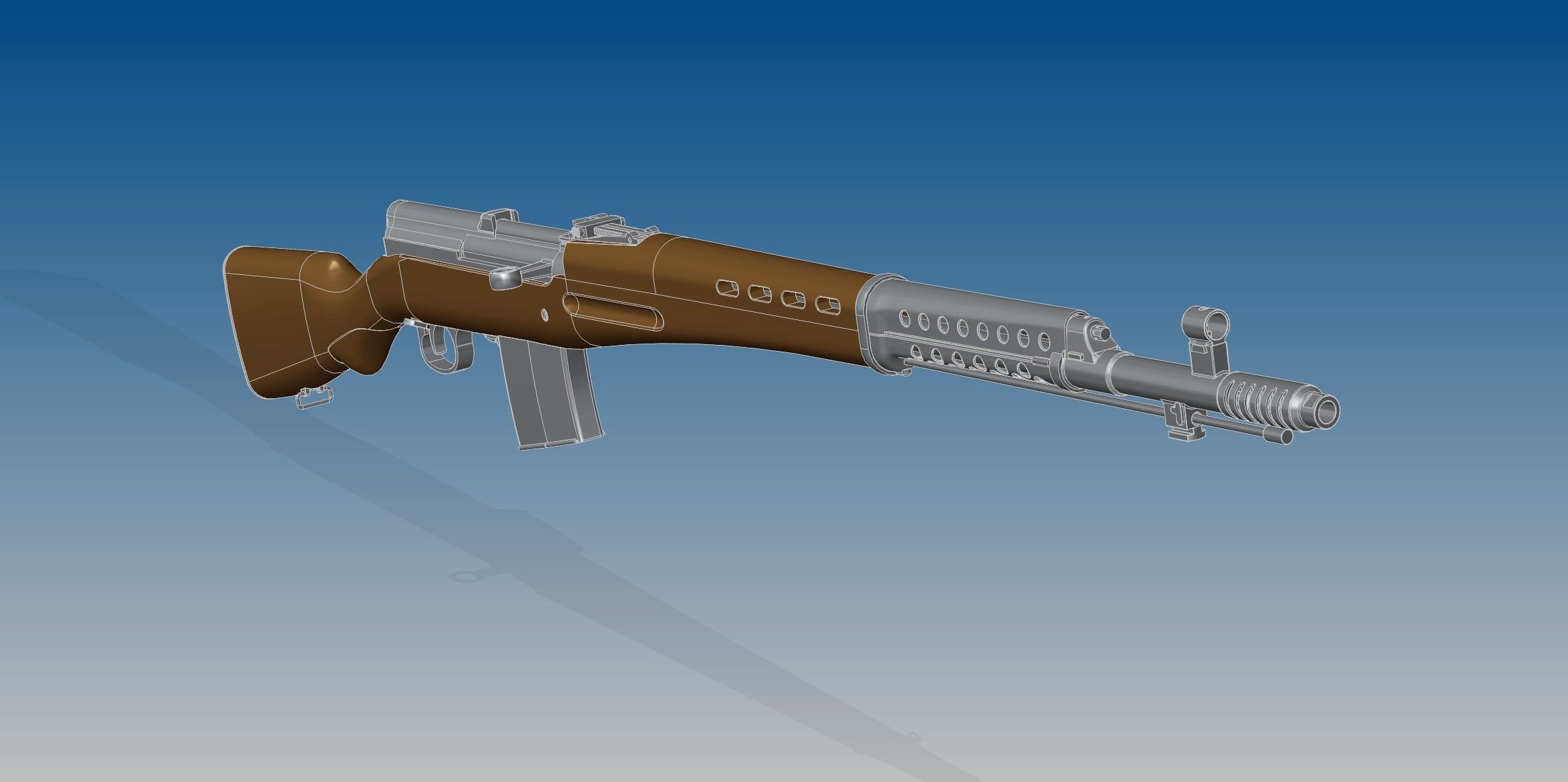 SVT-40 bullet 3D model_3