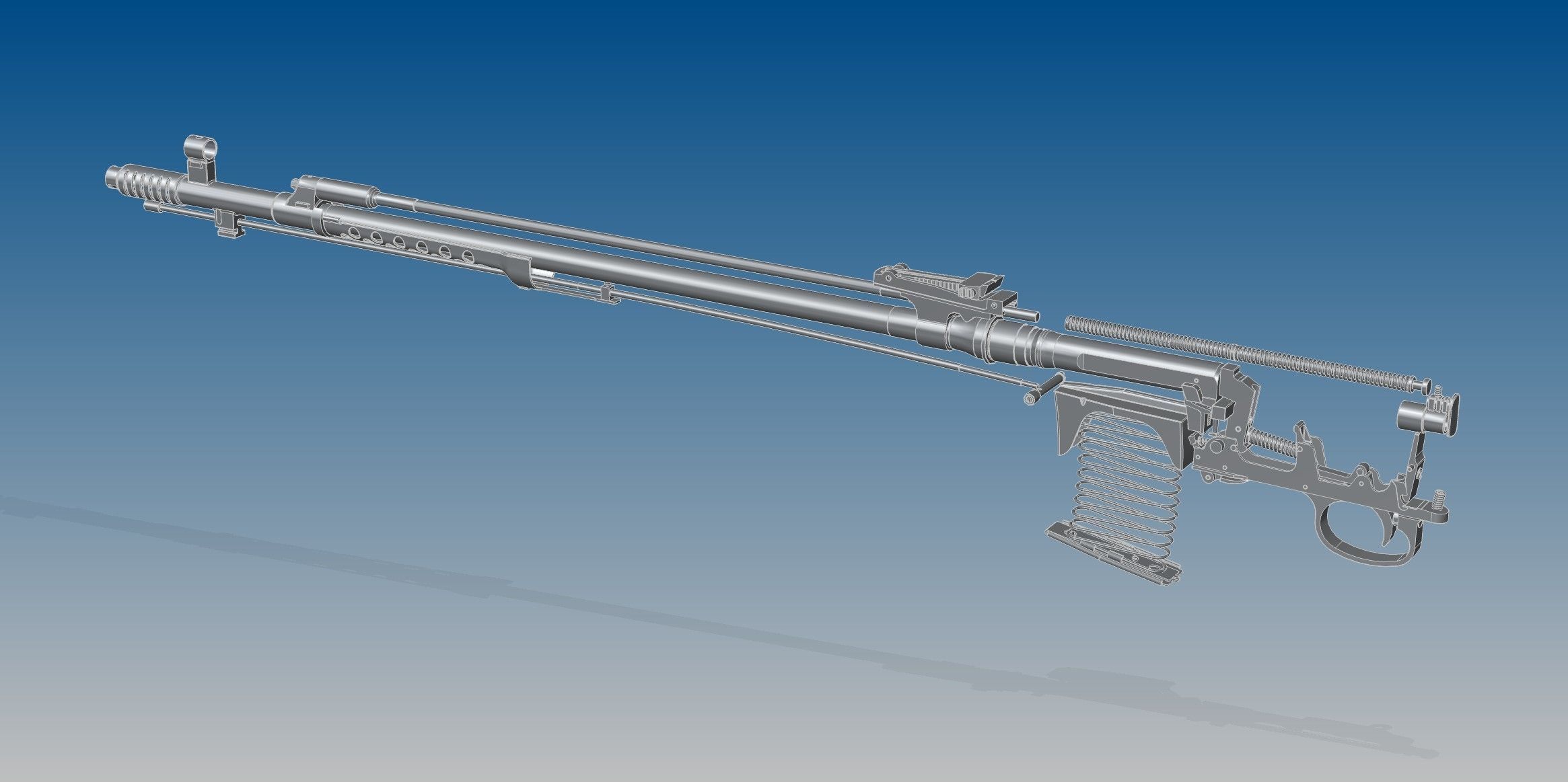 SVT-40 bullet 3D model_16