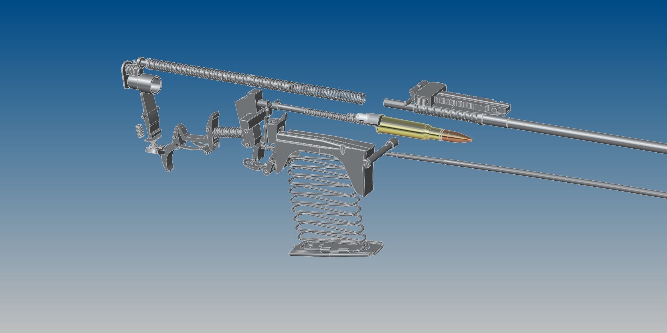SVT-40 bullet 3D model_19