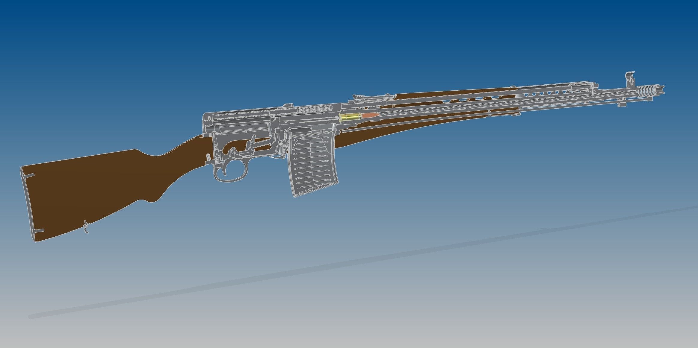 SVT-40 bullet 3D model_20