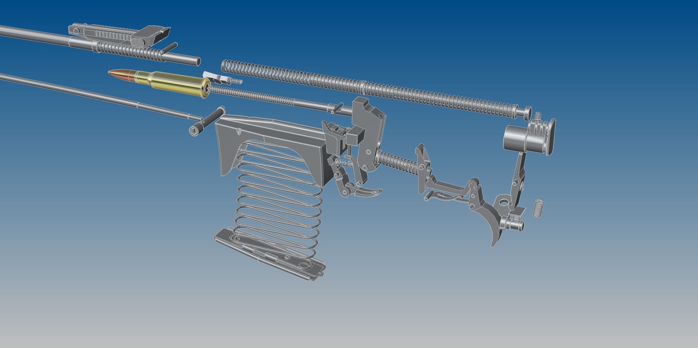 SVT-40 bullet 3D model_17