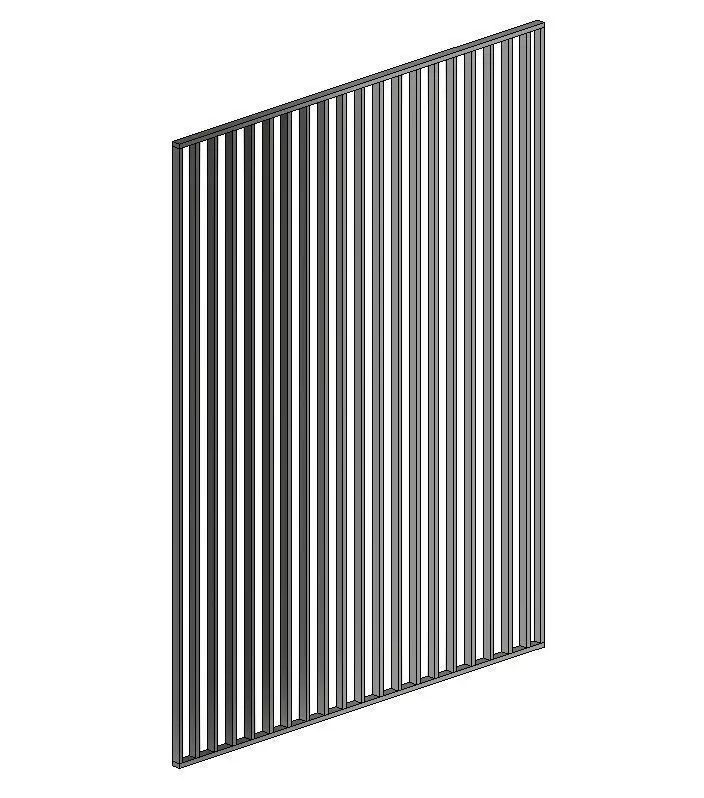 Fence - Facade shading R2022 3D model_0