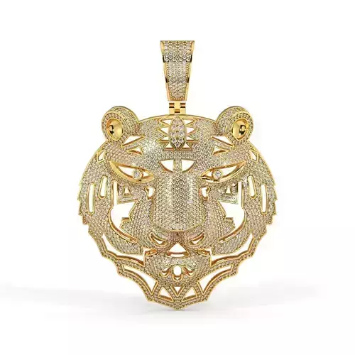 Tiger Pendants HIP HOP Jewelry 