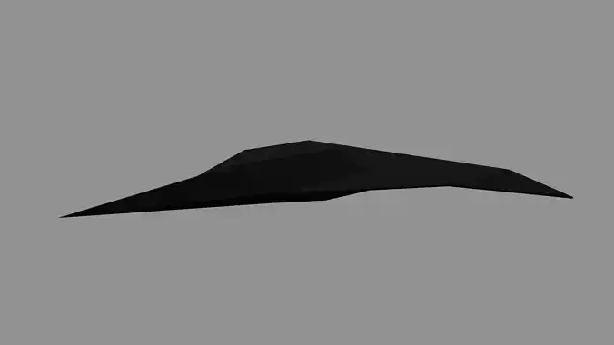 Ultra Low Poly Plane