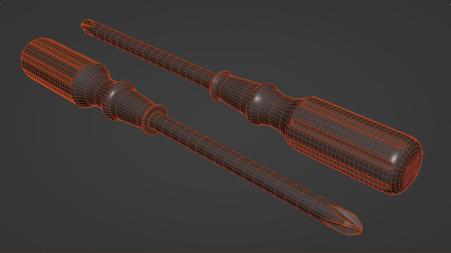 Phillips Head Screwdriver  3D model_1