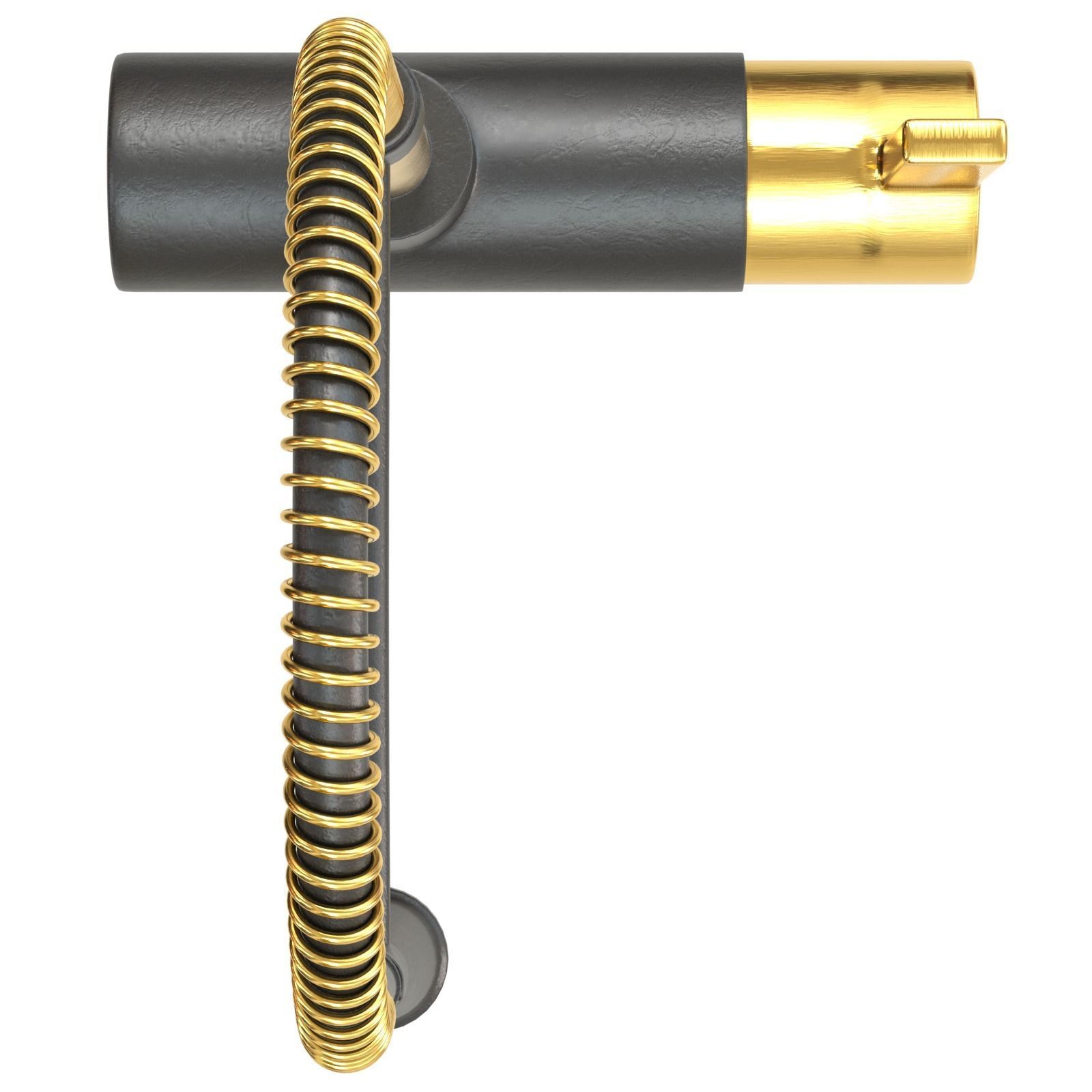 Valves-01 kitchen faucet gold Free 3D model_3