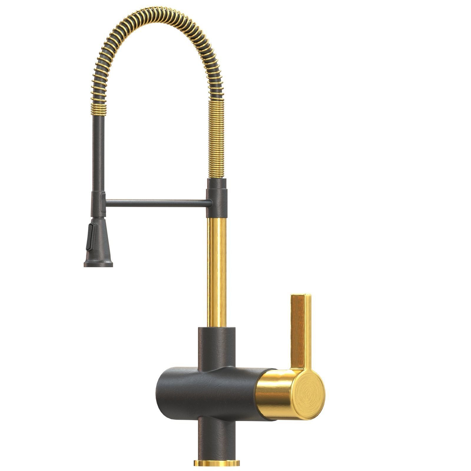 Valves-01 kitchen faucet gold Free 3D model_1