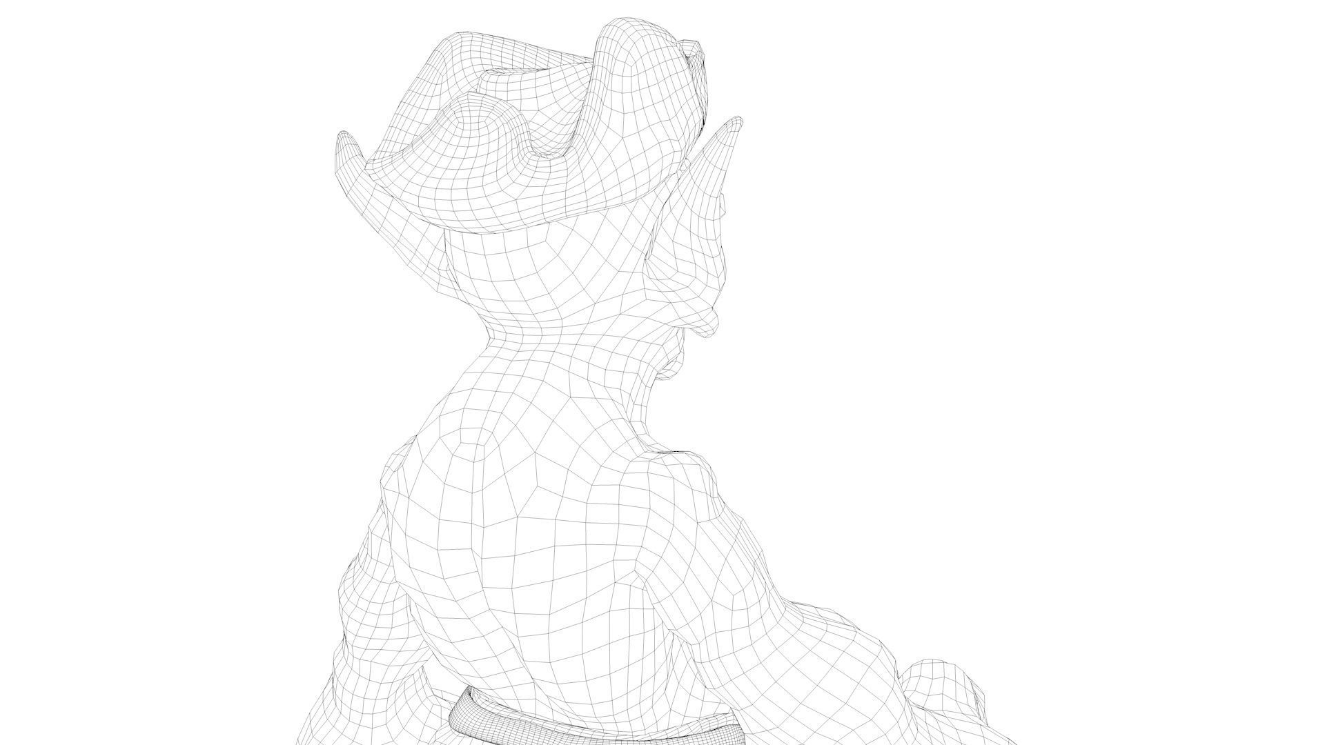 Goblin statue of elf 3D model_14