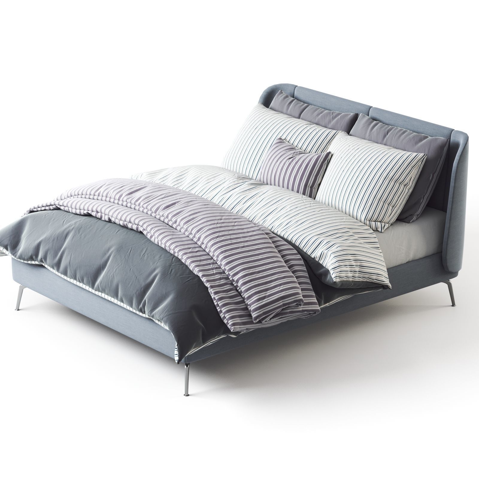 IKEA TUFJORD bed 3D model_1