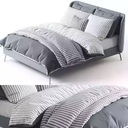 IKEA TUFJORD bed 3D model