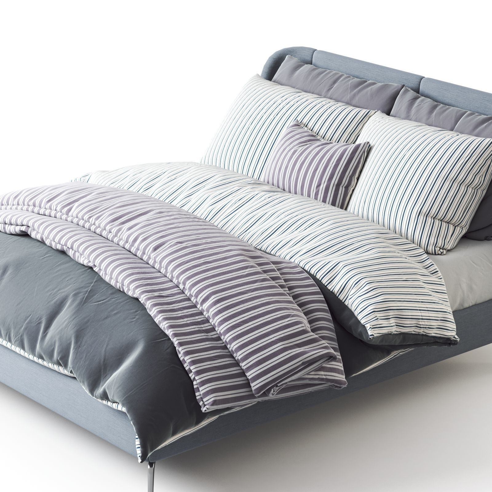 IKEA TUFJORD bed 3D model_2