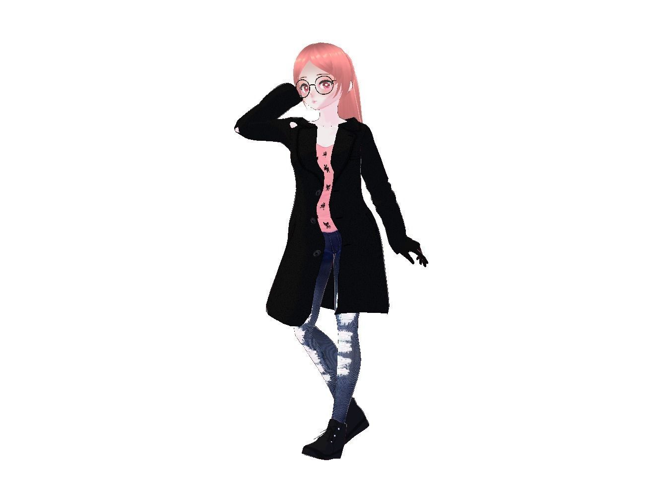 Cassidy Vtuber Model Low-poly 3D model_4