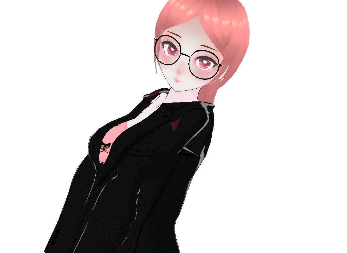 Cassidy Vtuber Model Low-poly 3D model_1
