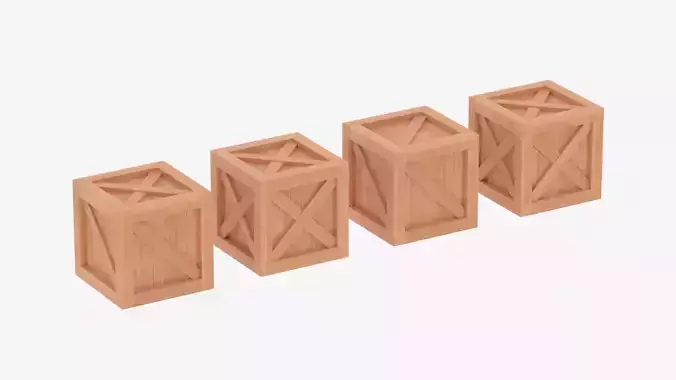 Wooden Crate Box Collection