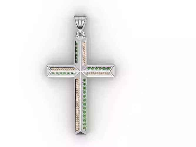 Jewerly Cruz wit rope and Stones