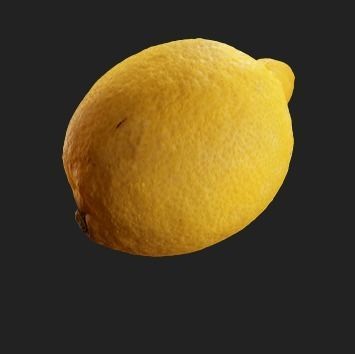 Lemon 2k Low-poly 3D model_1