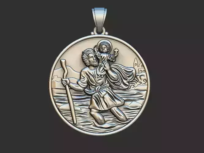Saint Christopher - Sao Cristovao 3D print model