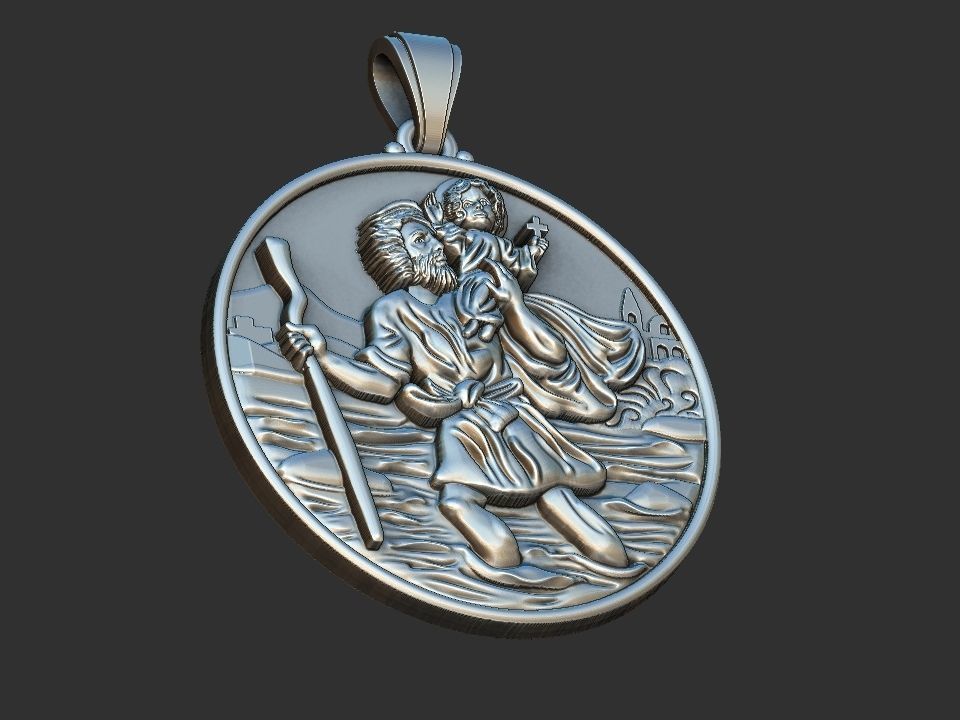 Saint Christopher - Sao Cristovao 3D print model_5