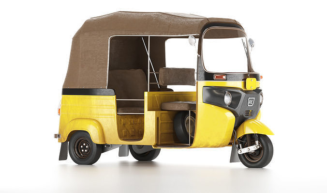 Auto Rickshaw Mini Taxi 3D model