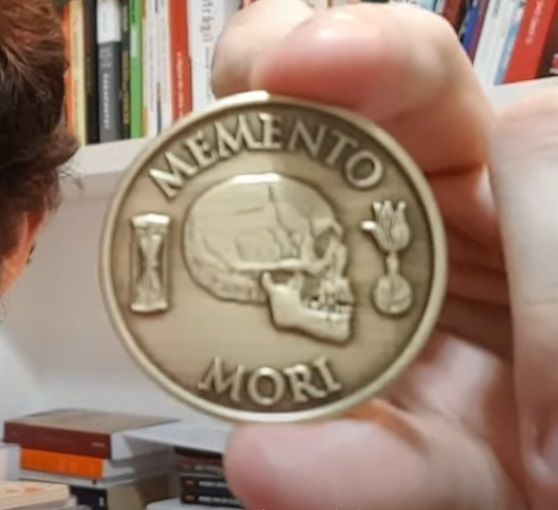 Memento Mori Coin 3d 3D print model_4