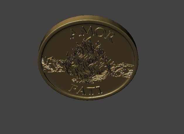 Memento Mori Coin 3d 3D print model_2