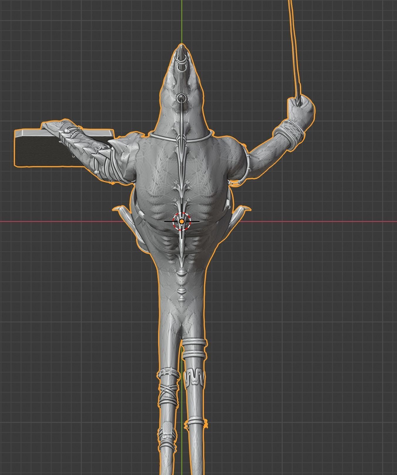 Age of hammer fanatic lizard 3D print model_4