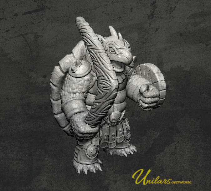 guardian turtle 3D print model_1
