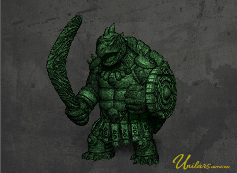 guardian turtle 3D print model_4