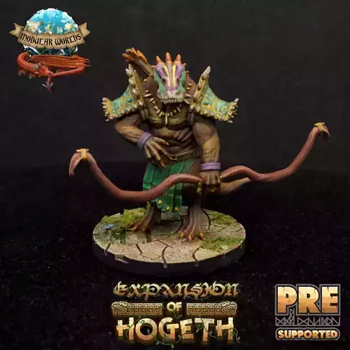 Lizardfolk Archer 3D print model