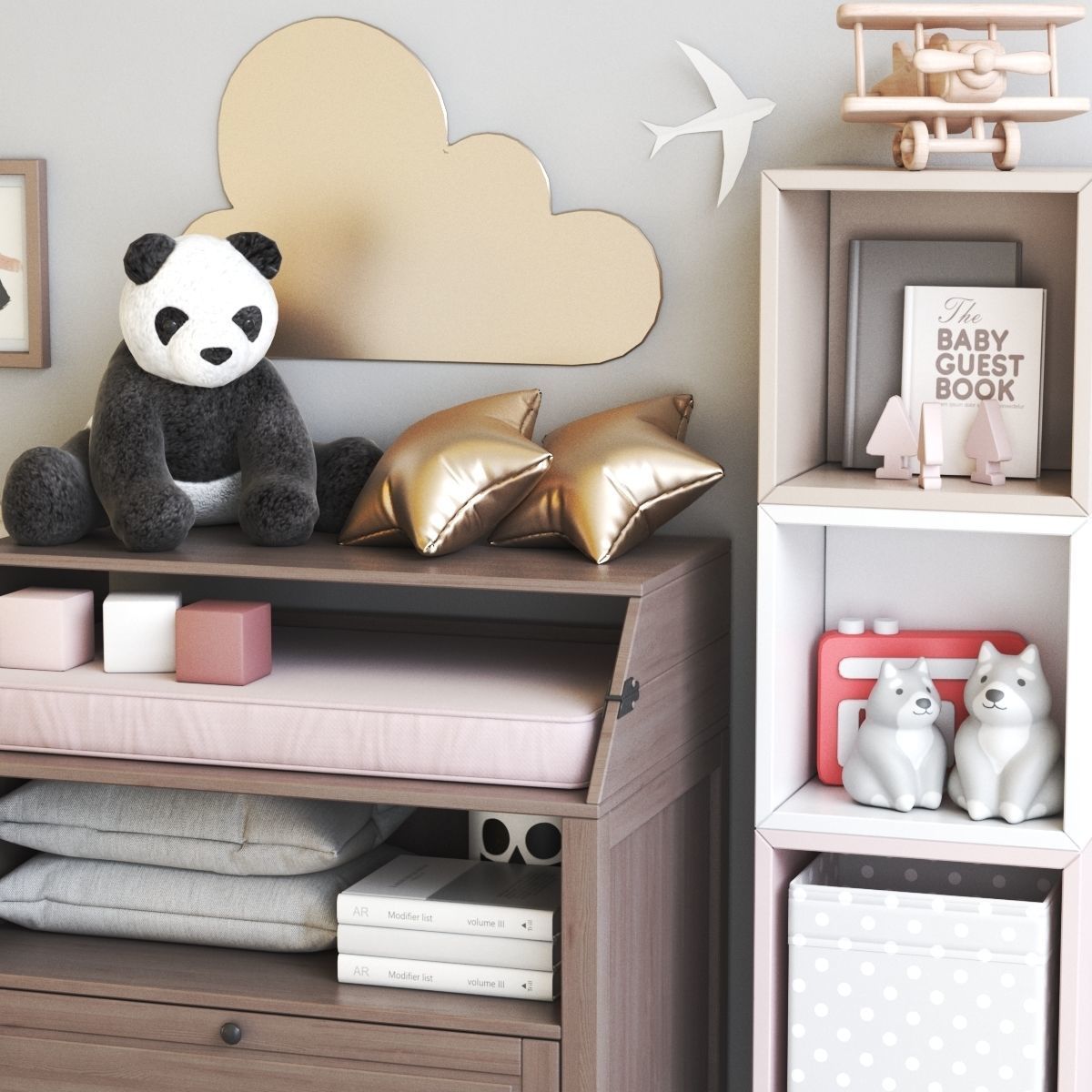 Childrens furniture and toys 8 3D model_5