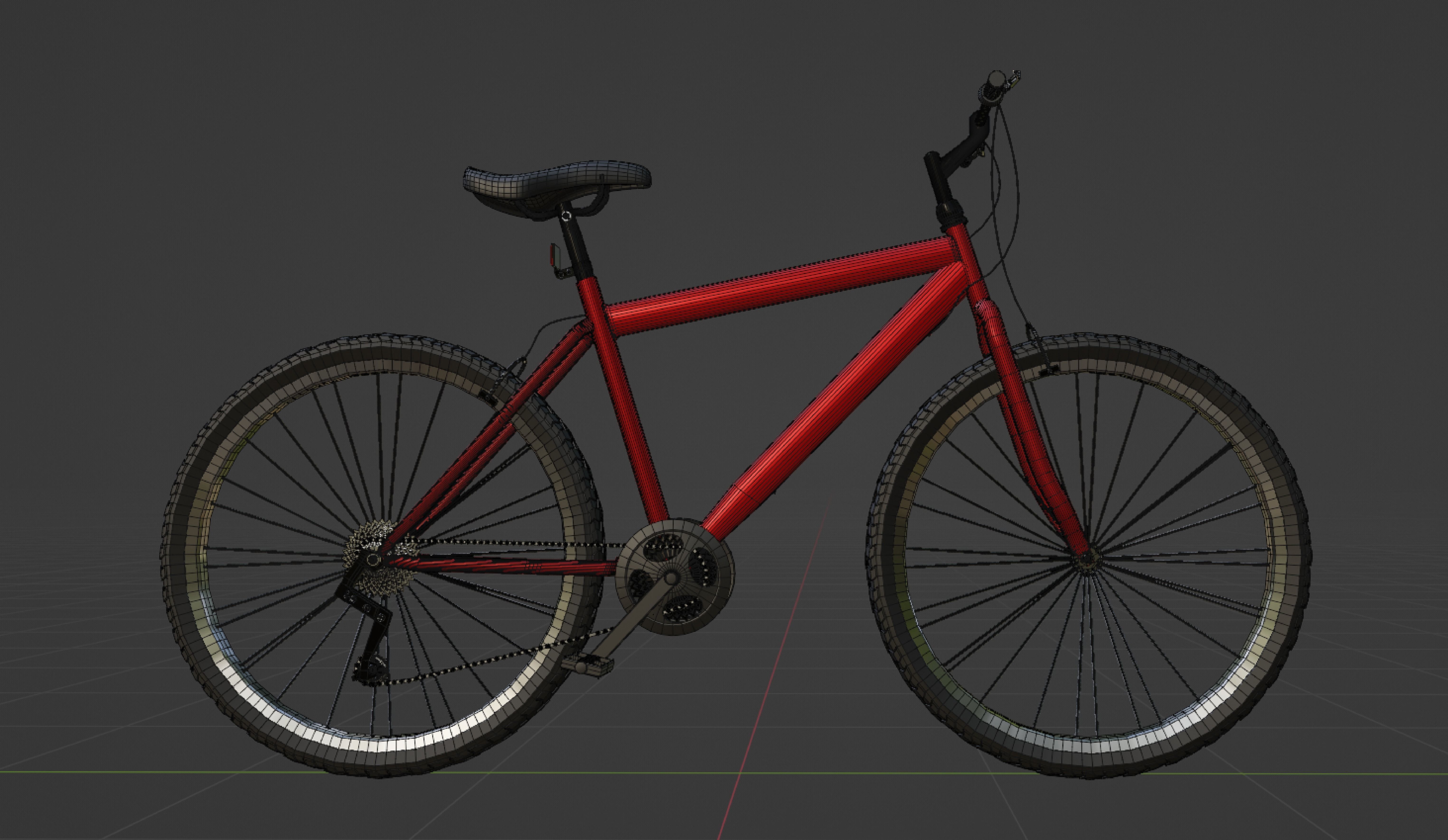  Mountain bike 3D model_1