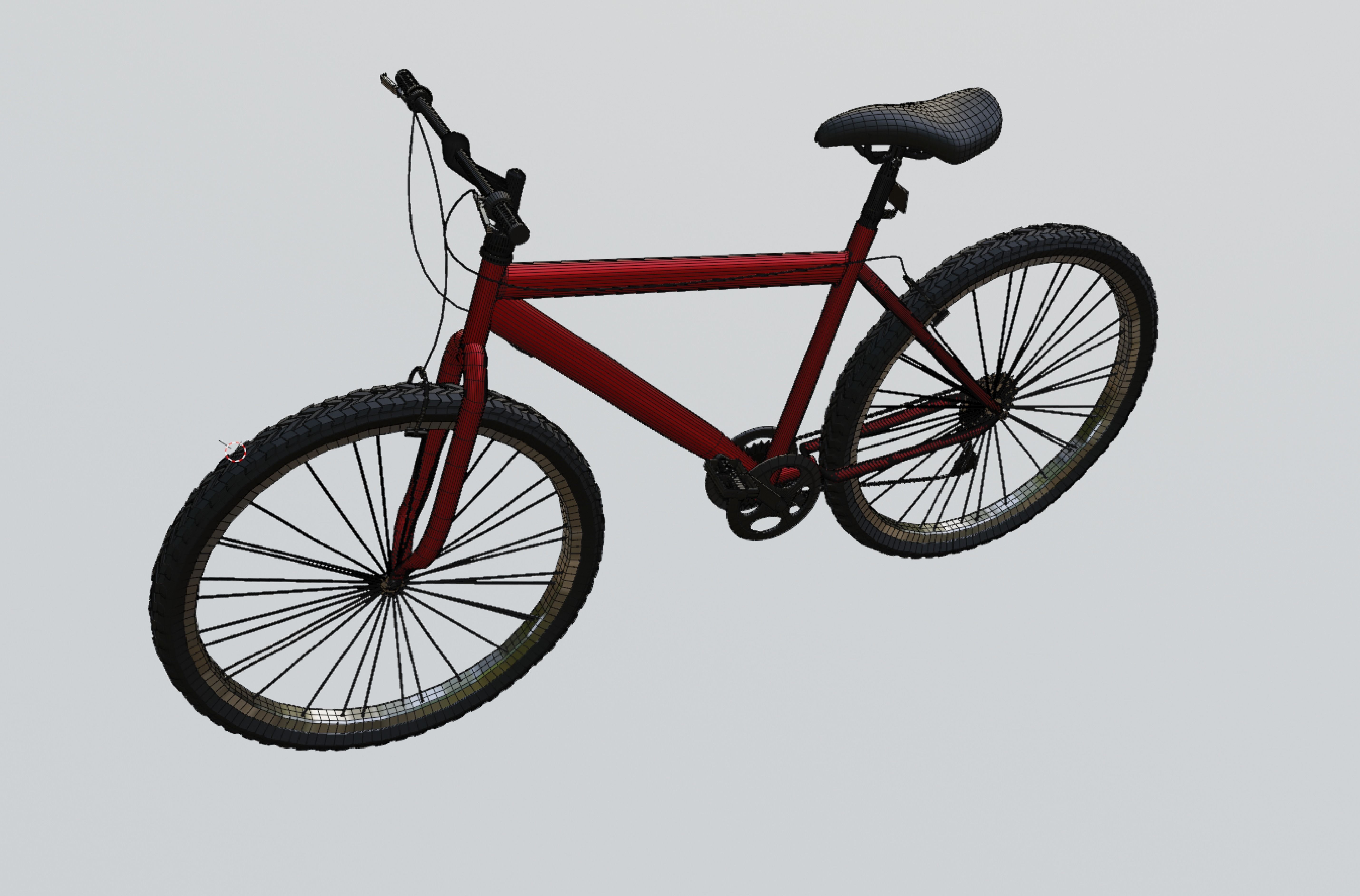  Mountain bike 3D model_2