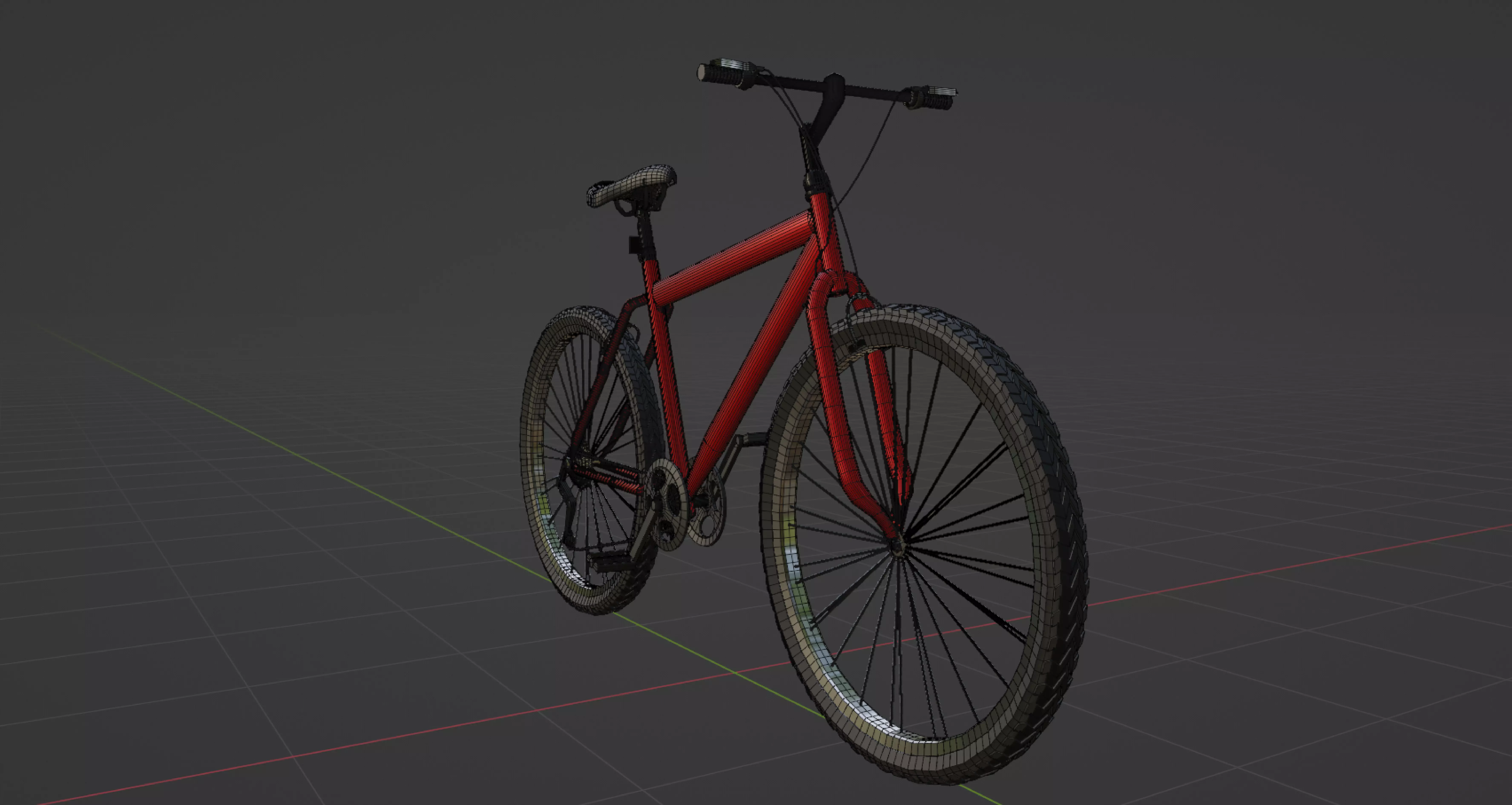  Mountain bike 3D model_0