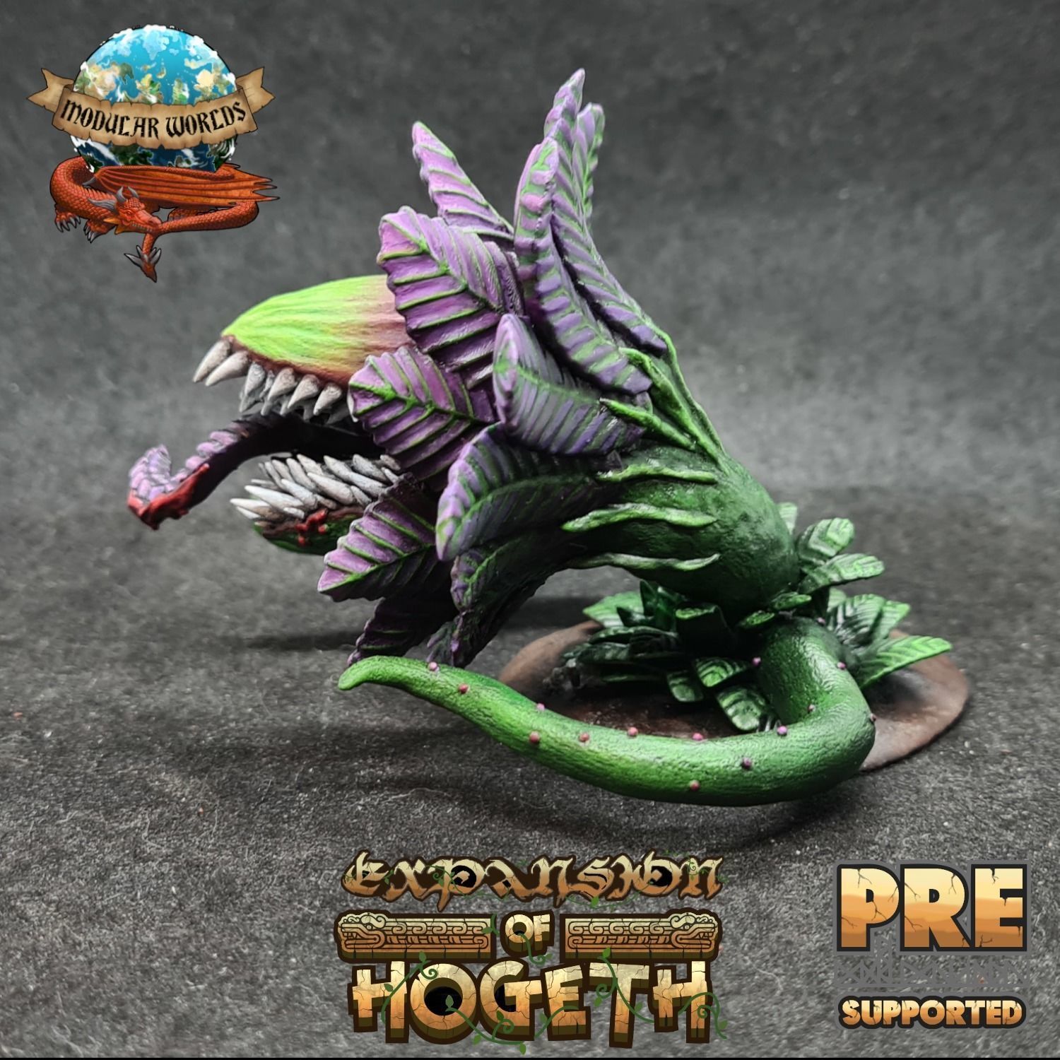 Giant Carnivorous Plant 3D print model_1